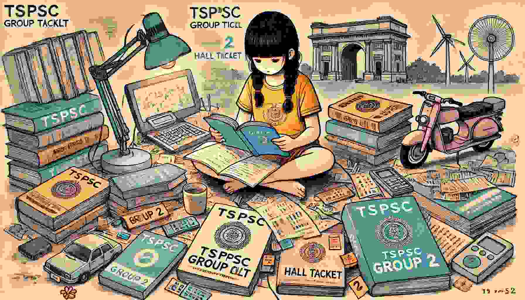 TSPSC Group 2 hall ticket 2024 download